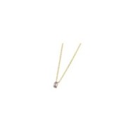 Collana con zircone baguette
