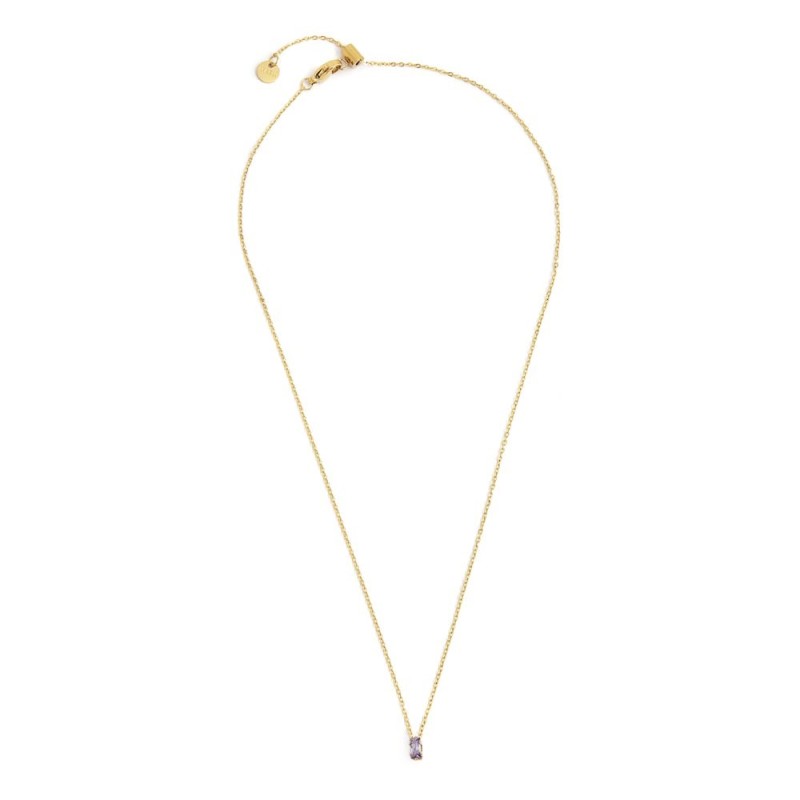 Collana con zircone baguette