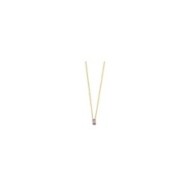 Collana con zircone baguette
