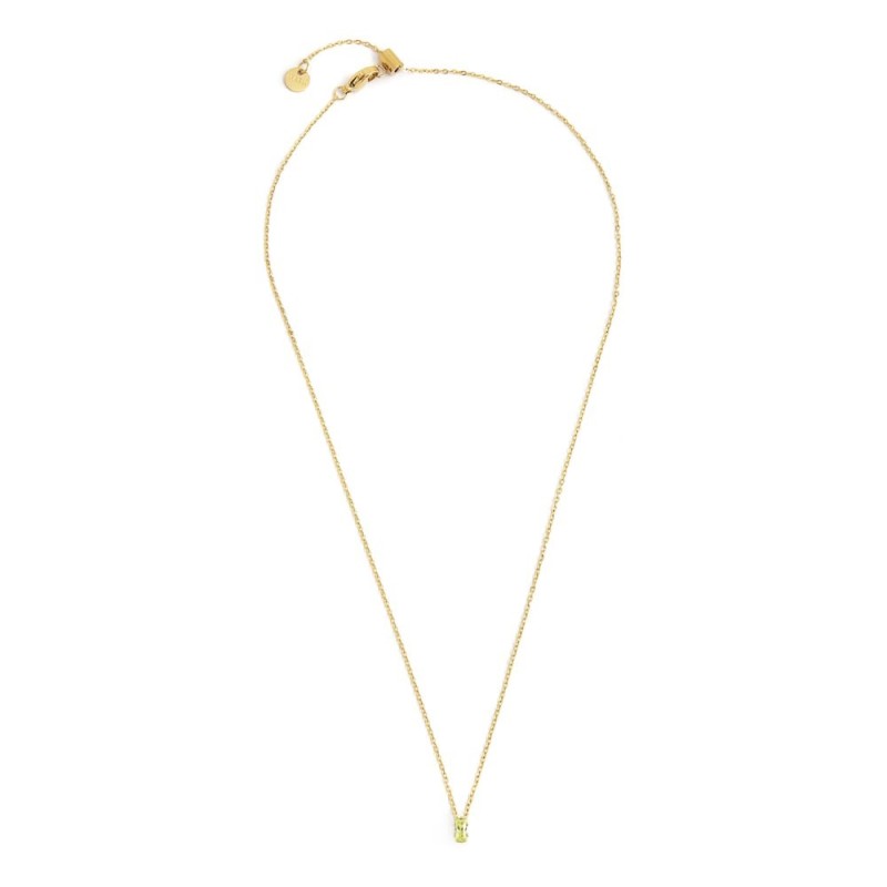 Collana con zircone baguette