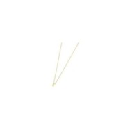 Collana con zircone baguette
