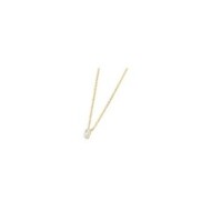 Collana con zircone baguette