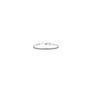 Bracciale tennis 2,5mm con zircone centrale