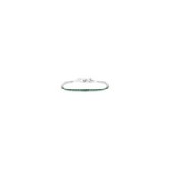 Bracciale tennis 2,5mm con zircone centrale