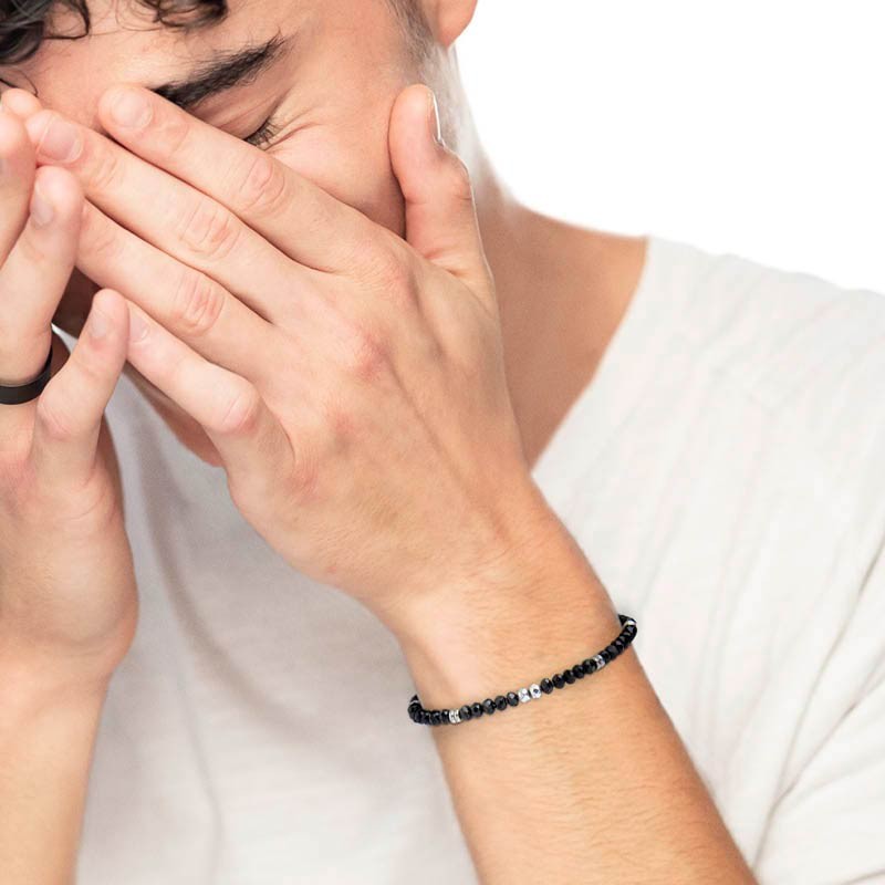 BR CATENA CON SFERE AGATA