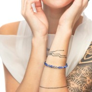 Bracciale agata sfaccettata 6mm