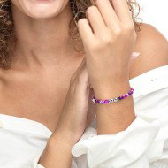 Bracciale agata sfaccettata 6mm