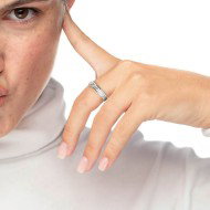 Anello texture a rombo