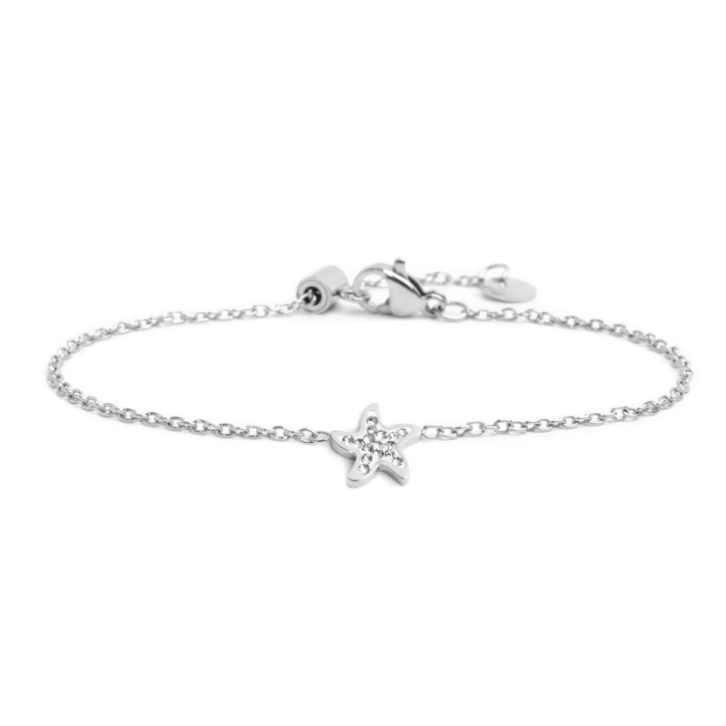 Bracciale stella marina con cristalli