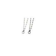 BRUSHED BLACK IP BALL CHAIN NACKLACE BRUSHED BLACK IP BALL CHAIN NACKLACE
