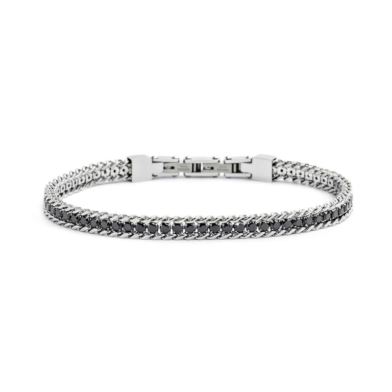 Bracciale perle e bracciale zirconi
