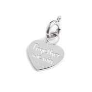 Charm cuore arcobaleno