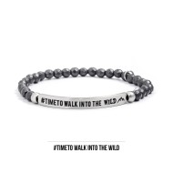 Bracciale elastico timeto walk into the wild