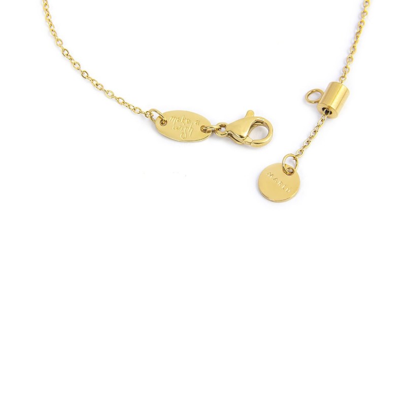 Bracciale con stella marina e bracciale con pendenti smaltati