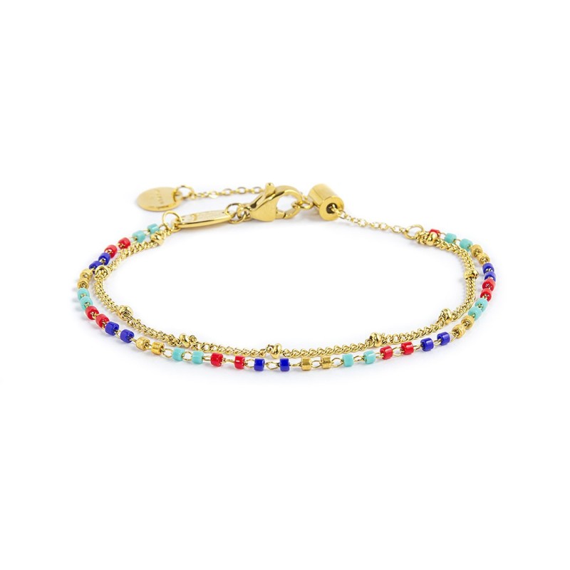Bracciale con stella marina e bracciale con turchese