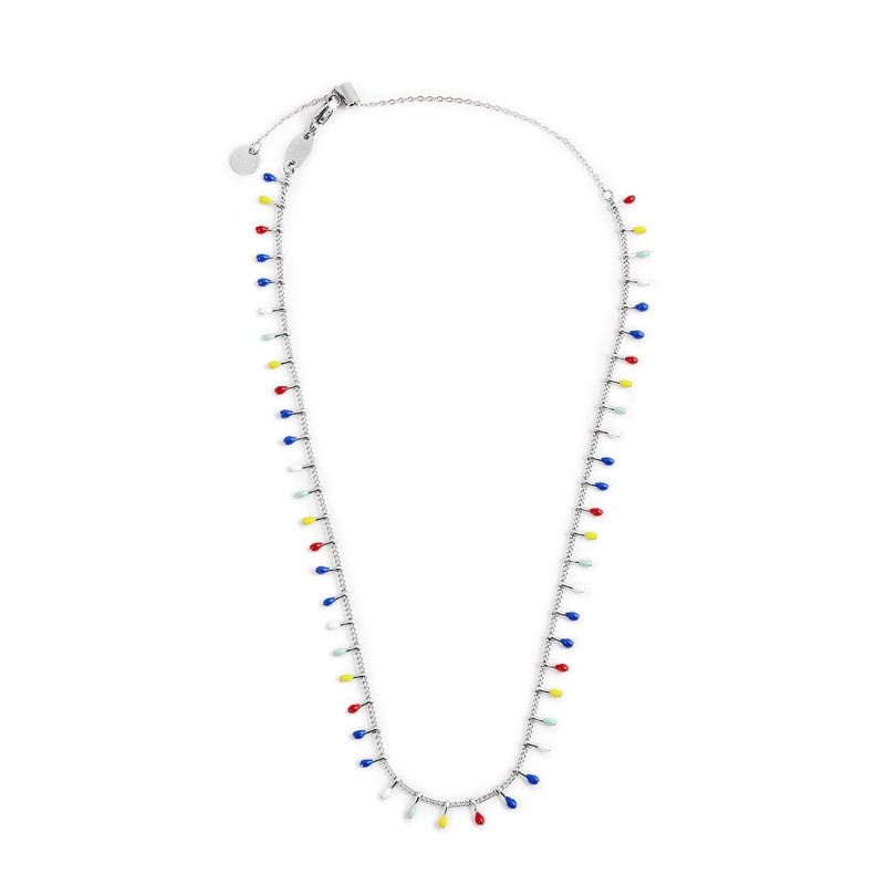 Collana snake e collana pendenti smaltati