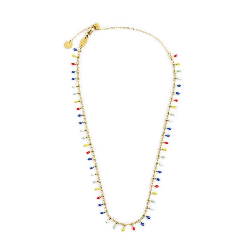 Collana snake e collana pendenti smaltati