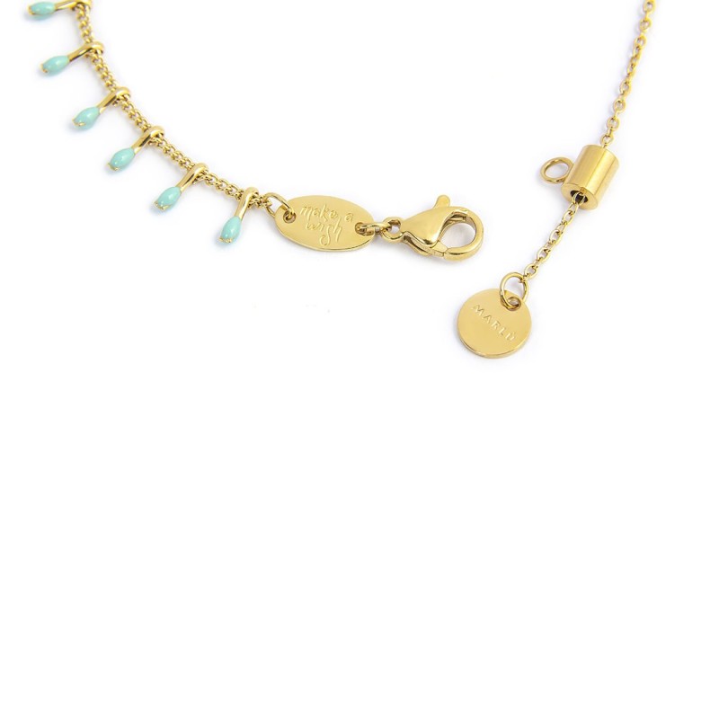 Collana snake e collana pendenti smaltati