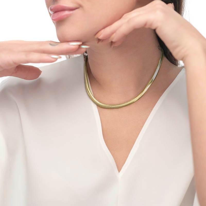 Collana snake e collana pendenti smaltati