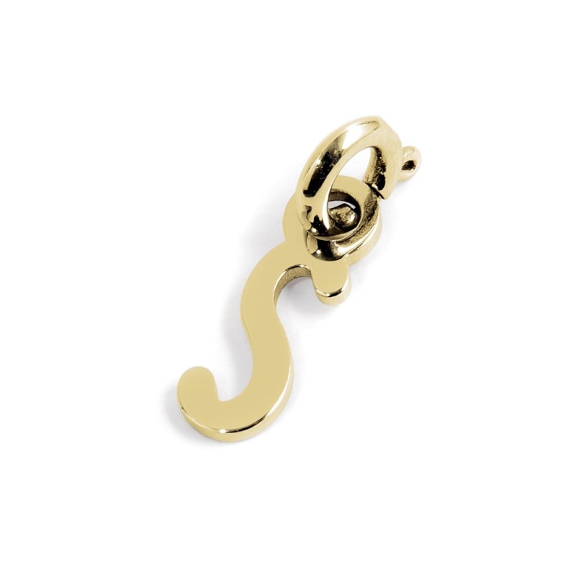 Cavigliere e charm lettera