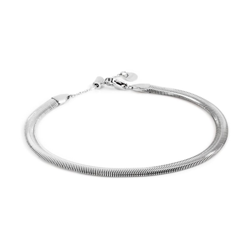 Cavigliera agata colorata e cavigliera catena snake