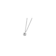 Collana con lettera smaltata