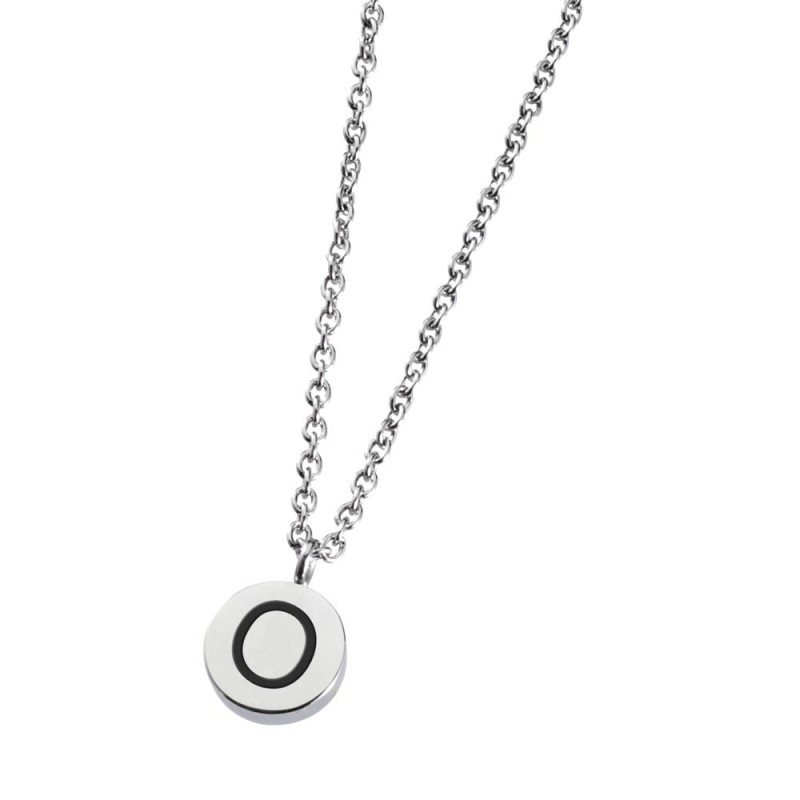 Collana con lettera smaltata