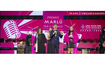 Marlù sul palco di Una Voce per San Marino 