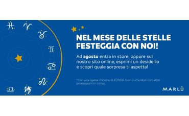 Nel mese delle stelle festeggia con noi!