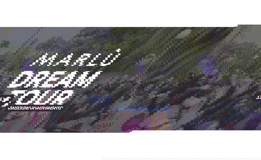 Marlù porta le sue emozioni in movimento a Sanremo con il Marlù Dream On Tour 2025 