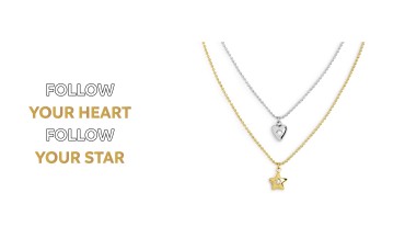 Cuore o stella? La scelta è tua con la collezione Follow Your Heart, Follow Your Star!